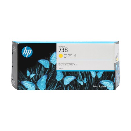 HP Cartuccia di inchiostro giallo DesignJet 738 da 300 ml