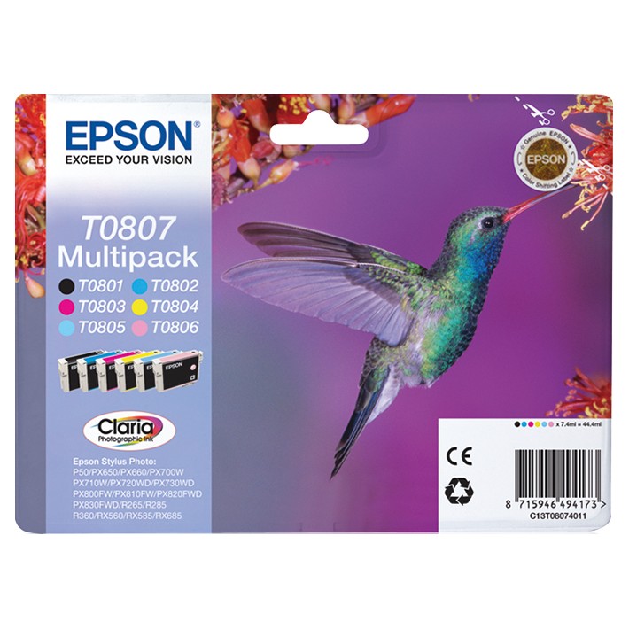 Epson Hummingbird Multipack a 6 colori