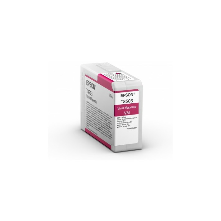Epson Singlepack Vivid Magenta T85030N UltraChrome HD ink 80ml