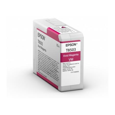 Epson Singlepack Vivid Magenta T85030N UltraChrome HD ink 80ml