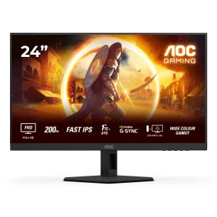 AOC G4 24G4HRE Monitor PC 60,5 cm (23.8") 1920 x 1080 Pixel Full HD LED Nero, Rosso
