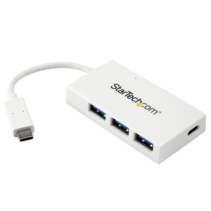 StarTech.com Hub USB C a 4 porte con 1 porta USB-C e 3 porte USB-A SuperSpeed - Alimentato via cavo USB - Hub adattatore USB