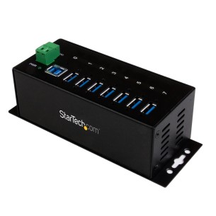 StarTech.com Hub USB 3.0 a 7 porte - 5Gbps - Hub USB-A industriale in metallo con protezione ESD e dalle sovratensioni 350W -