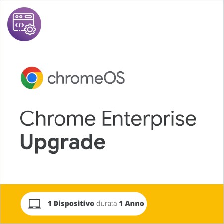 Chrome Enterprise Upgrade - 1 Dispositivo - Abbonamento 1 Anno