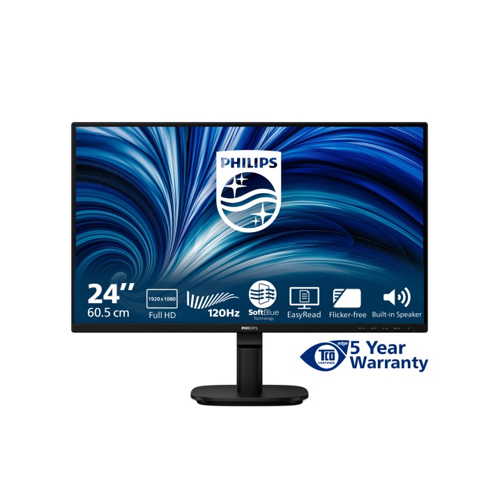 Philips Serie 2000 24B2N2200/00 Monitor PC 60,5 cm (23.8") 1920 x 1080 Pixel Full HD LCD Nero