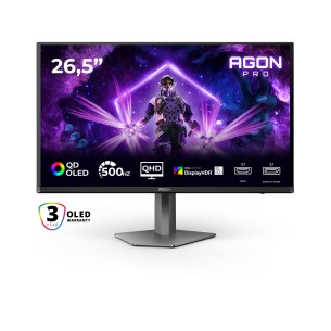 AOC AGON PRO AG276QKD2 Monitor PC 67,3 cm (26.5") 2560 x 1440 Pixel Quad HD QD-OLED Nero, Grigio