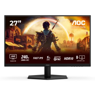 AOC G4 Q27G42ZE/69 Monitor PC 68,6 cm (27") 2560 x 1440 Pixel Nero, Rosso
