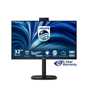 Philips Serie 3000 32B2U3601H/00 Monitor PC 80 cm (31.5") 2560 x 1440 Pixel Quad HD LCD Nero