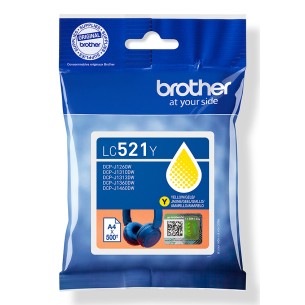 Brother LC521Y cartuccia d'inchiostro 1 pz Originale Giallo