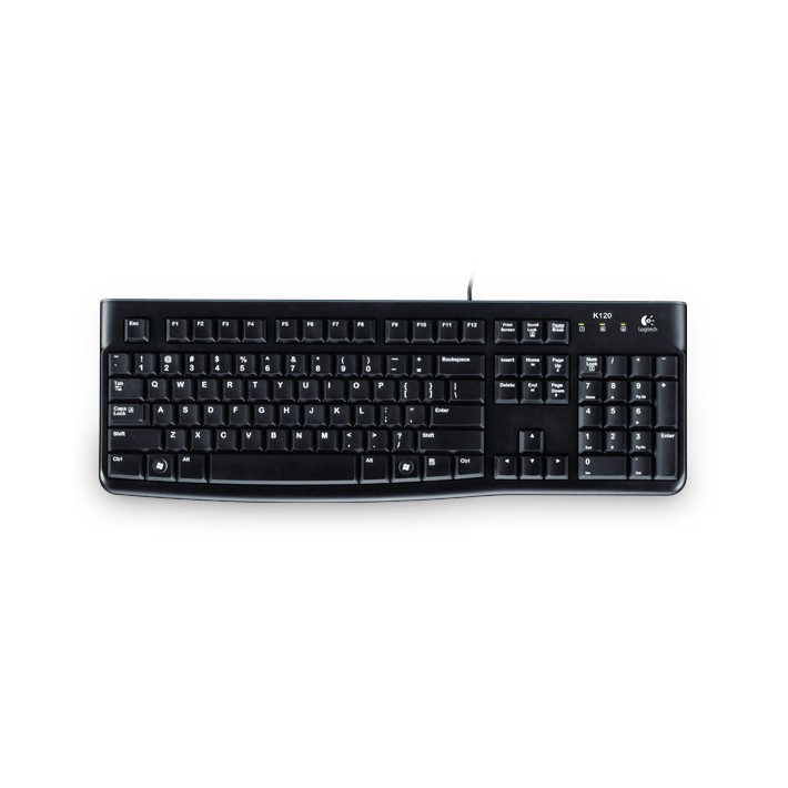 Logitech K120 for Business tastiera Ufficio USB QWERTY Italiano Nero
