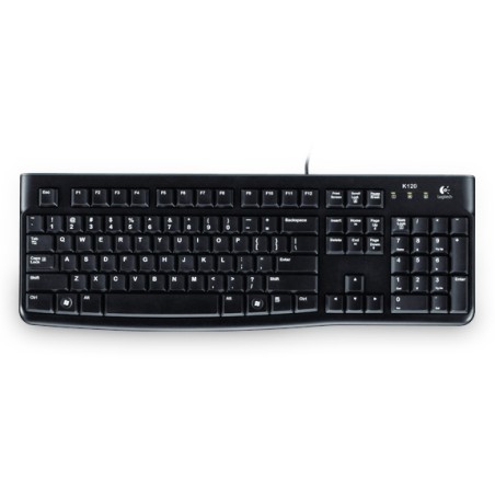 Logitech K120 for Business tastiera Ufficio USB QWERTY Italiano Nero