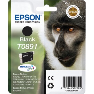 Epson Monkey Inchiostro nero singolo DURABrite Ultra Scimmia T0891