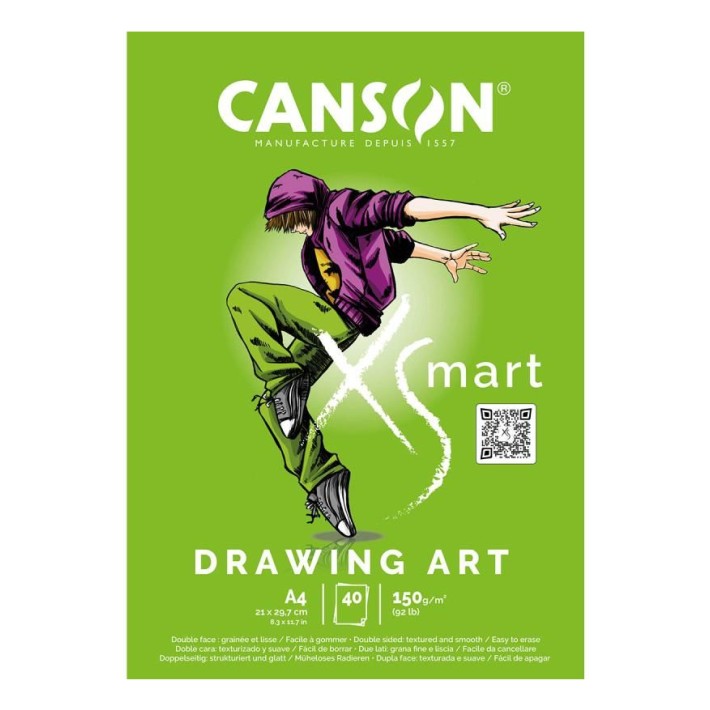 Canson C32250P002 carta da disegno Blocco di carta da disegno 40 fogli