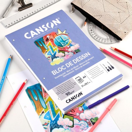 Canson C400110403 carta da disegno Foglio d'arte 50 fogli