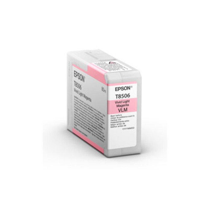 Epson Singlepack Vivid Light Magenta T85060N UltraChrome HD ink 80ml