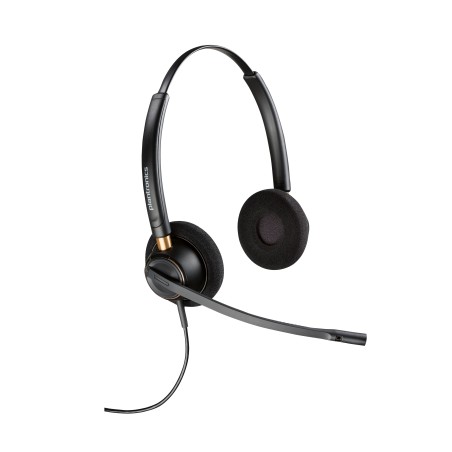 HP Poly Cuffie Poly EncorePro 520 binaurali + Quick Disconnect