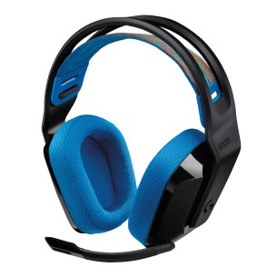 Logitech G G535 Lightspeed PS - Cuffie supra-aurali leggere, microfono flip-to-mute, 33 ore di batteria, compatibile con PS5,