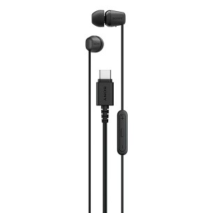 Sony IER-EX15C Auricolare Cablato In-ear Musica e Chiamate USB tipo-C Nero