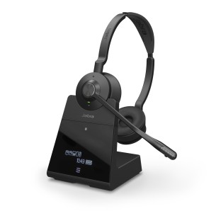 Jabra Engage 75 Auricolare Wireless A Padiglione Ufficio USB tipo-C Bluetooth Base di ricarica Nero