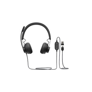 Logitech Zone Wired UC Auricolare Cablato A Padiglione Musica e Chiamate USB tipo-C Grafite