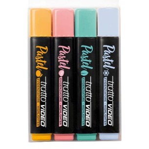 Tratto F835801 evidenziatore 4 pz Colori assortiti