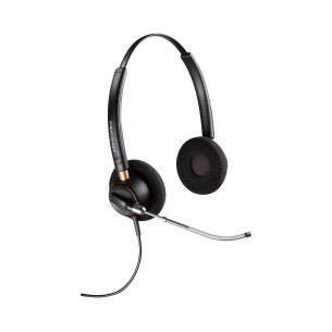 HP Poly Cuffie Poly EncorePro 520V binaurali VoiceTube + Quick Disconnect