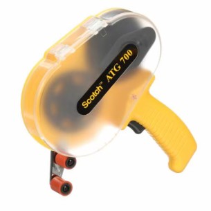 Scotch ATG700 Metallo, Plastica Giallo