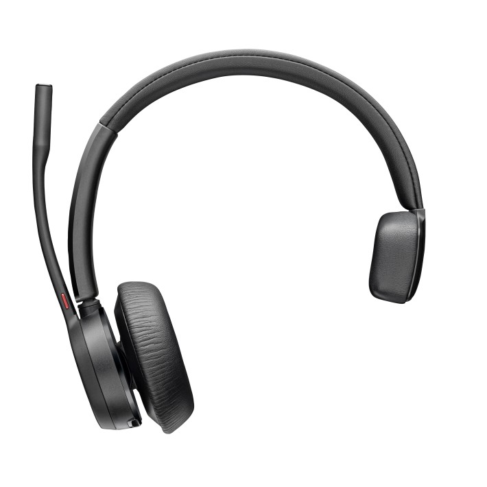 HP Poly USB-C Cuffie Poly Voyager 4310-M USB-C certificate per Microsoft Teams + dongle BT700 + supporto per ricarica