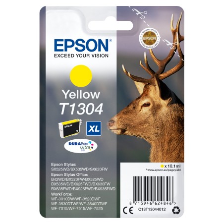 Epson Stag Inchiostro giallo singolo DURABrite Ultra Cervo T1304