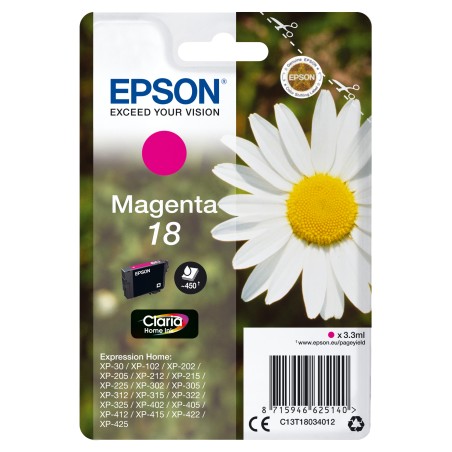 Epson Daisy Inchiostro magenta singolo Claria Home Margherita 18