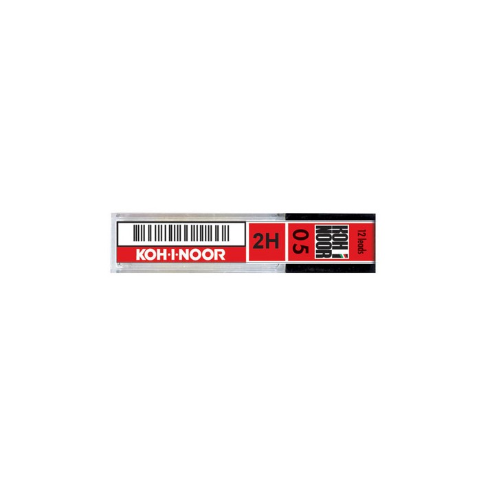 Koh-I-Noor Astuccio 12 mine 2H 0,5mm E205-2H