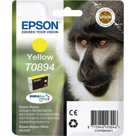 Epson Monkey Inchiostro giallo singolo DURABrite Ultra Scimmia T0894