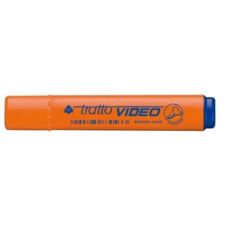 Tratto Video evidenziatore 12 pz Punta smussata Arancione