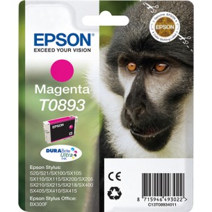 Epson Monkey Inchiostro magenta singolo DURABrite Ultra Scimmia T0893