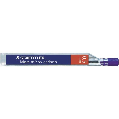 Staedtler Mars micro carbon 250 0.5mm 12 leads mina 2H