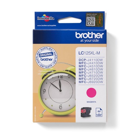 Brother LC125XLM cartuccia d'inchiostro 1 pz Originale Resa extra elevata (super) Magenta