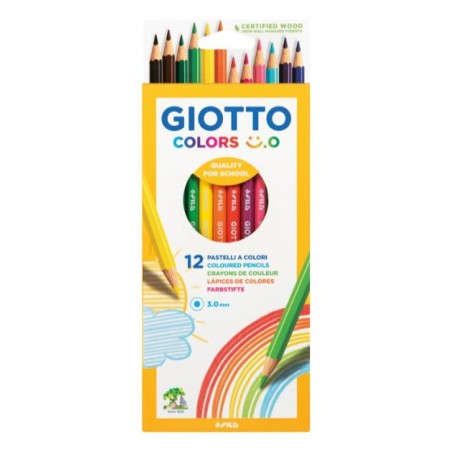 Giotto F278300 pastello colorato Colori assortiti 12 pz