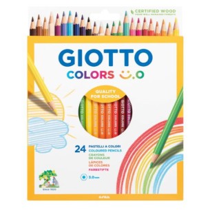 Giotto F278400 pastello colorato Colori assortiti 24 pz