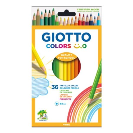 Giotto F278500 pastello colorato Colori assortiti 36 pz
