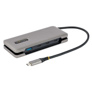 StarTech.com Hub USB-C a 4 Porte - 1 Porta USB-A e 3x USB-C - USB 3.1 10Gbps - Alimentazione da Bus - Multipresa USB Type-C con