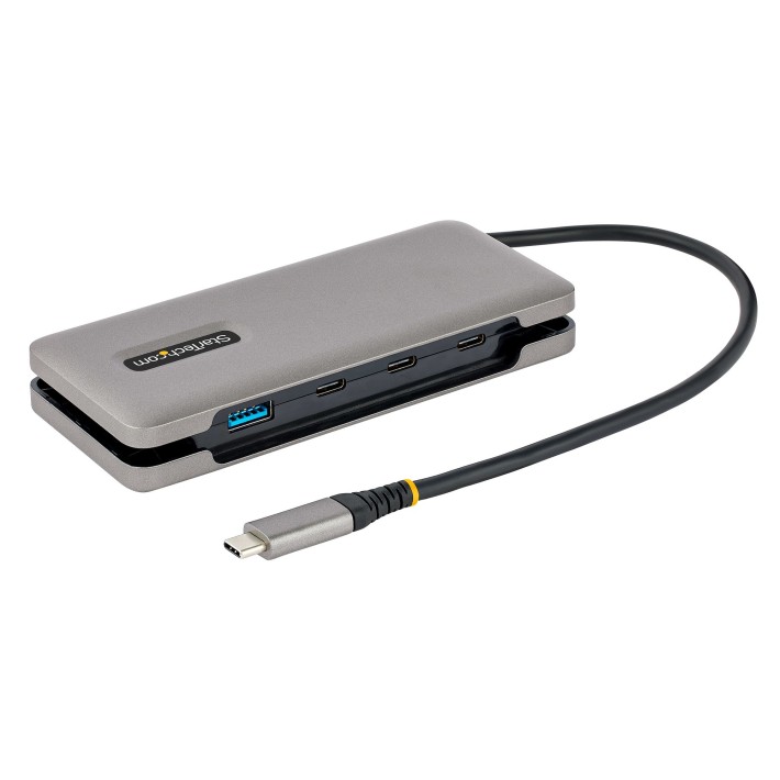 StarTech.com Hub USB-C a 4 Porte - 1 Porta USB-A e 3x USB-C - USB 3.1 10Gbps - Alimentazione da Bus - Multipresa USB Type-C con