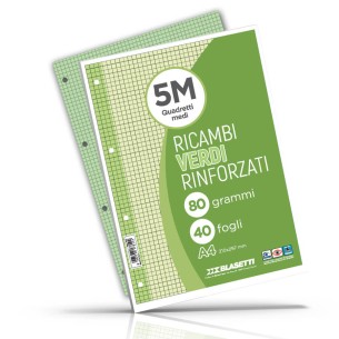 Blasetti 7814 ricambi per quaderni 210 x 297 mm (A4) 40 fogli