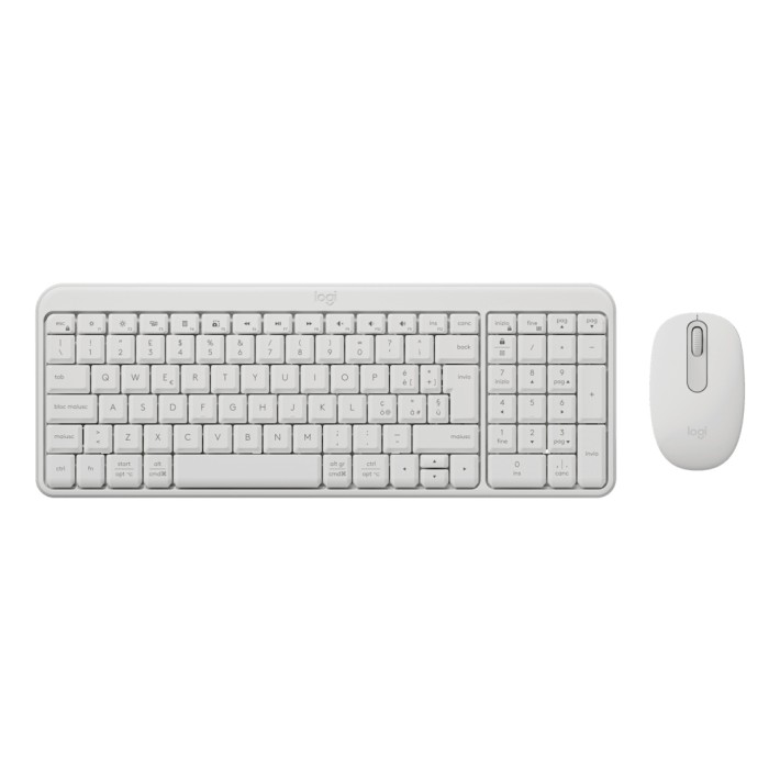Logitech MK250 Combo tastiera Mouse incluso Universale RF senza fili + Bluetooth Italiano Bianco