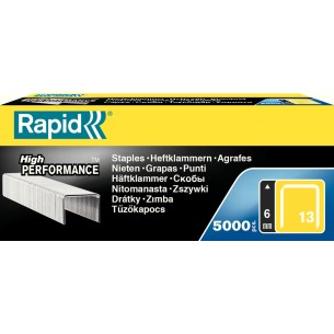 Rapid Graffe No. 13 a filo fine da 6 mm in acciaio zincato