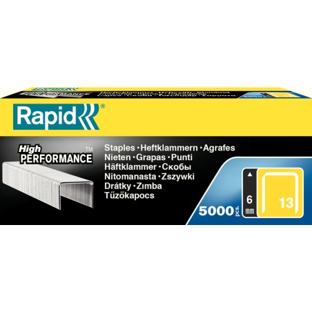 Rapid Graffe No. 13 a filo fine da 6 mm in acciaio zincato