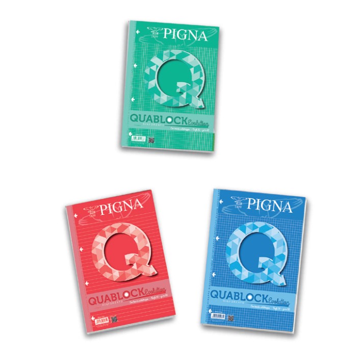 Pigna 02112154M quaderno per scrivere A4 40 fogli Multicolore