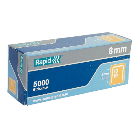 Rapid Graffe No. 13 a filo fine da 8 mm in acciaio zincato