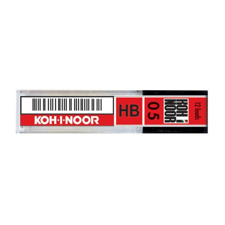 Koh-I-Noor Astuccio 12 mine HB 0,5mm E205-HB