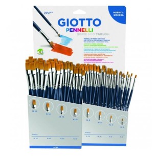 Giotto F678000 pennello per verniciare di tipo generico Spazzola tonda 96 pz