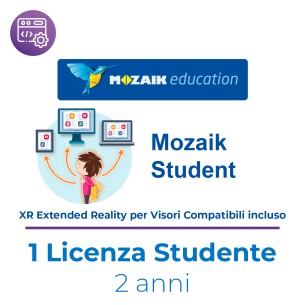 Mozaik STUDENT– Licenza Utente/Studente - Abbonamento 2 Anni – Multipiattaforma –  Inclusa XR Extended Reality  - Italiano